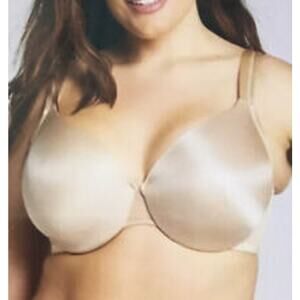 Cacique Smooth Lightly Lined Full Coverage Underwire Bra Size 34DD